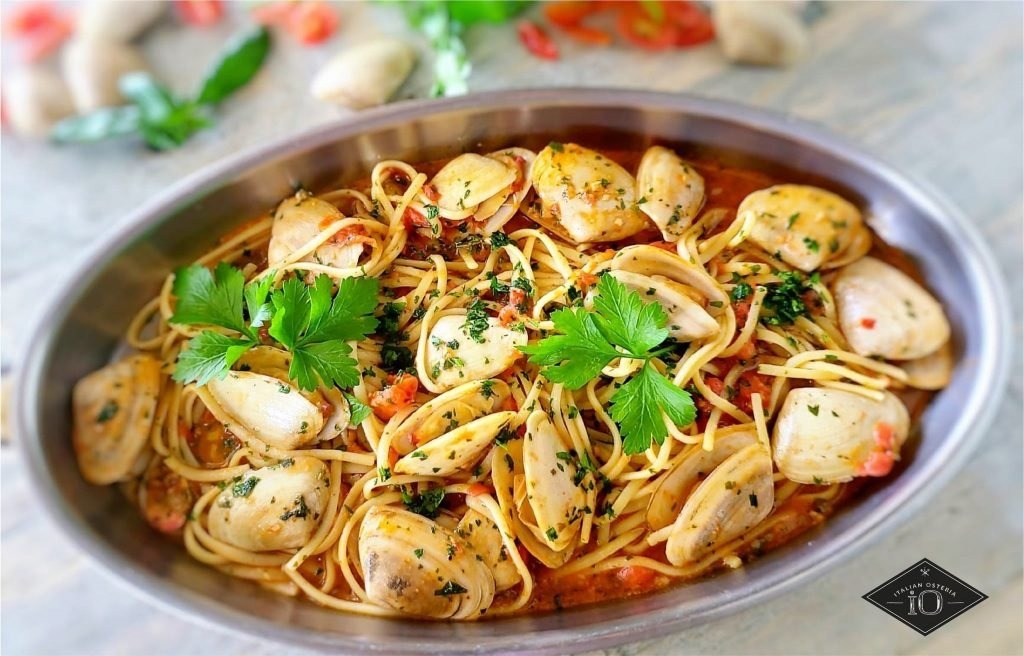 A picture of spaghetti alle vongole