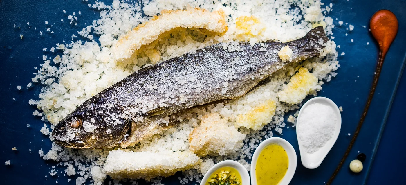 salt crusted fish from alati restaurant