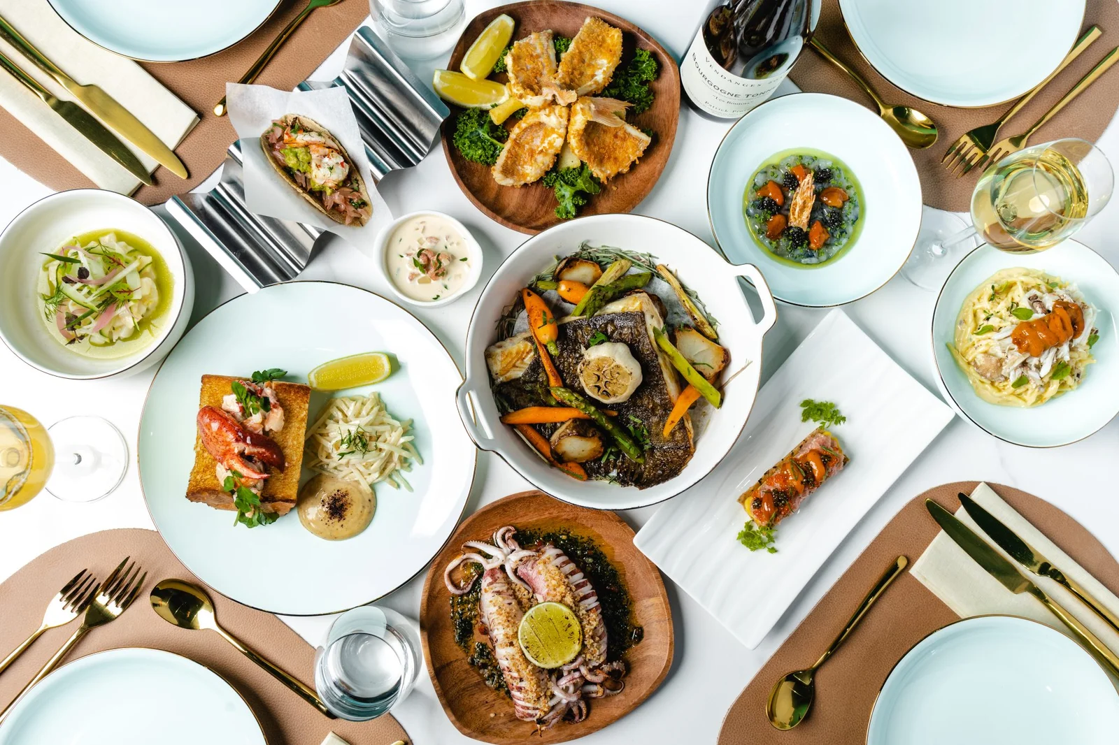 seafood cuisines from the poisson restaurant