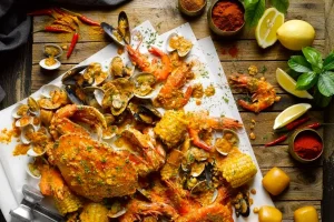 southern seafood boil from the boiler restaurant