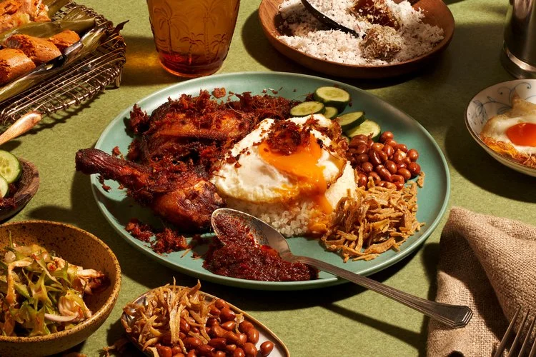 nasi lemak from the coconut club restaurant