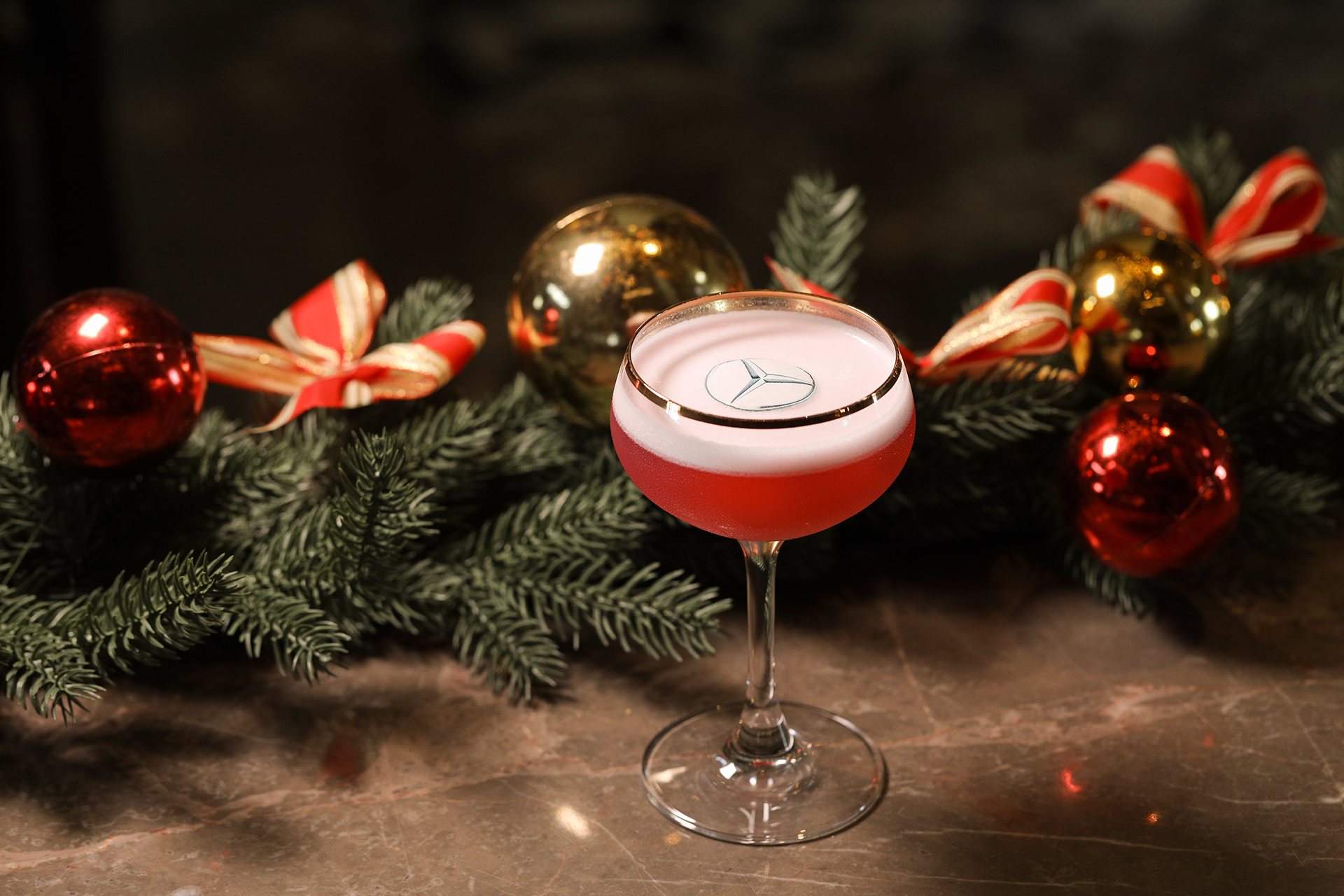 mercedes benz themed cocktails
