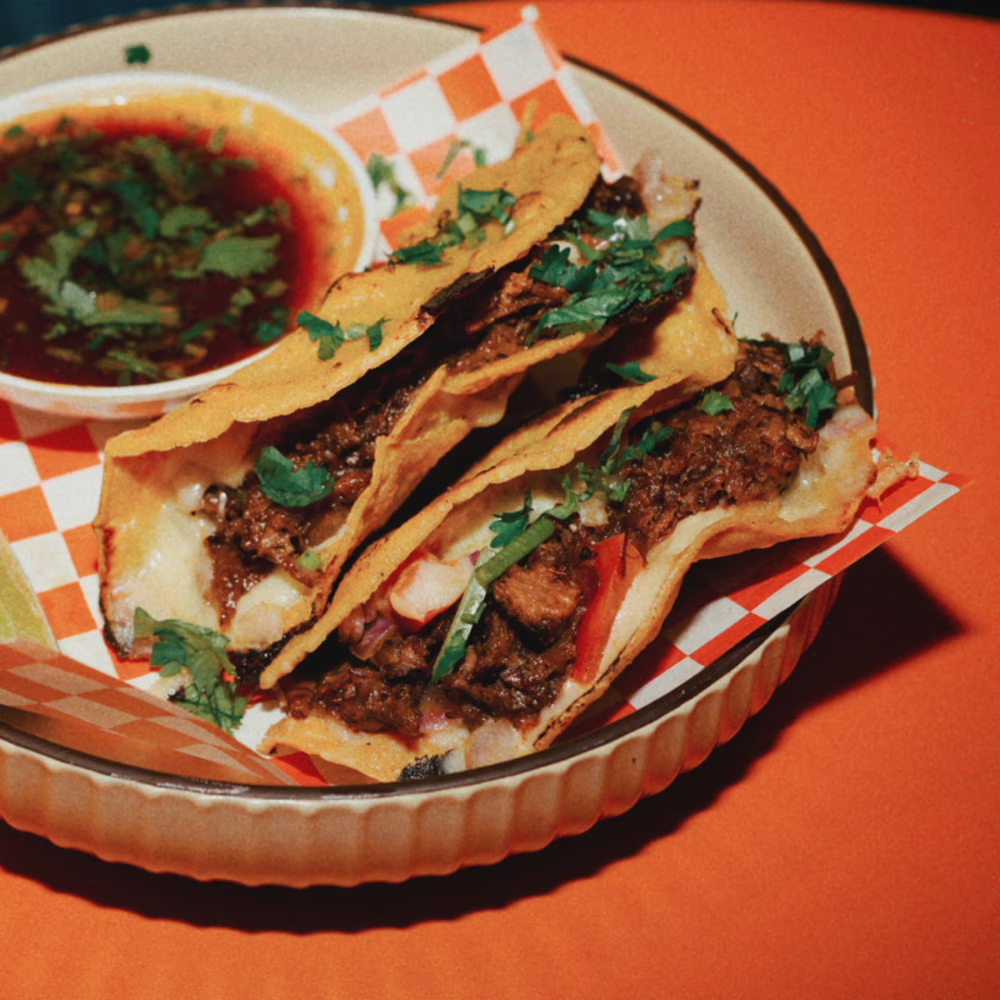 Bored Tacos - Crispy Beef Birria Tacos