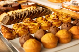 a picture of wide selection of bread bakery